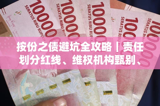 济南按份之债避坑全攻略｜责任划分红线、维权机构甄别、纠纷处理全流程拆解