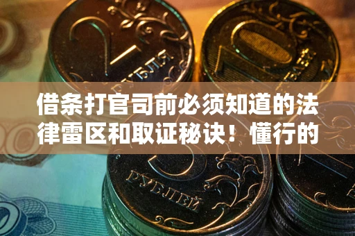 济南借条打官司前必须知道的法律雷区和取证秘诀！懂行的人已经留好这些证据
