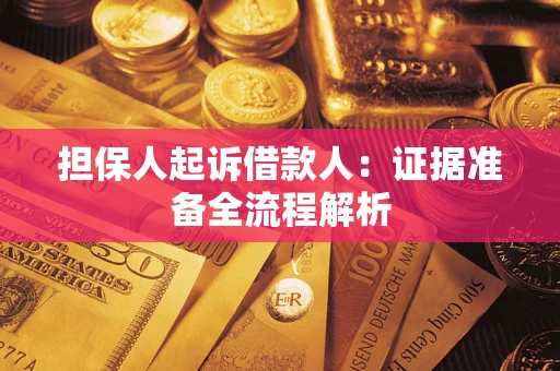 济南担保人起诉借款人：证据准备全流程解析