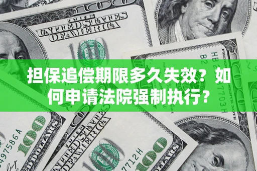 济南担保追偿期限多久失效？如何申请法院强制执行？
