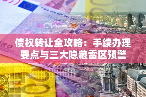 济南债权转让全攻略：手续办理要点与三大隐藏雷区预警