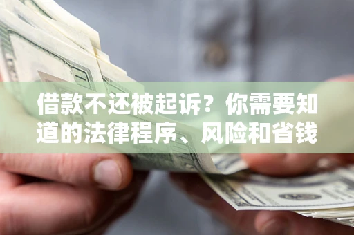 济南借款不还被起诉？你需要知道的法律程序、风险和省钱技巧