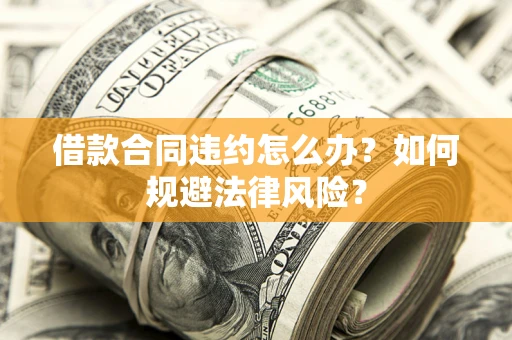 济南借款合同违约怎么办？如何规避法律风险？